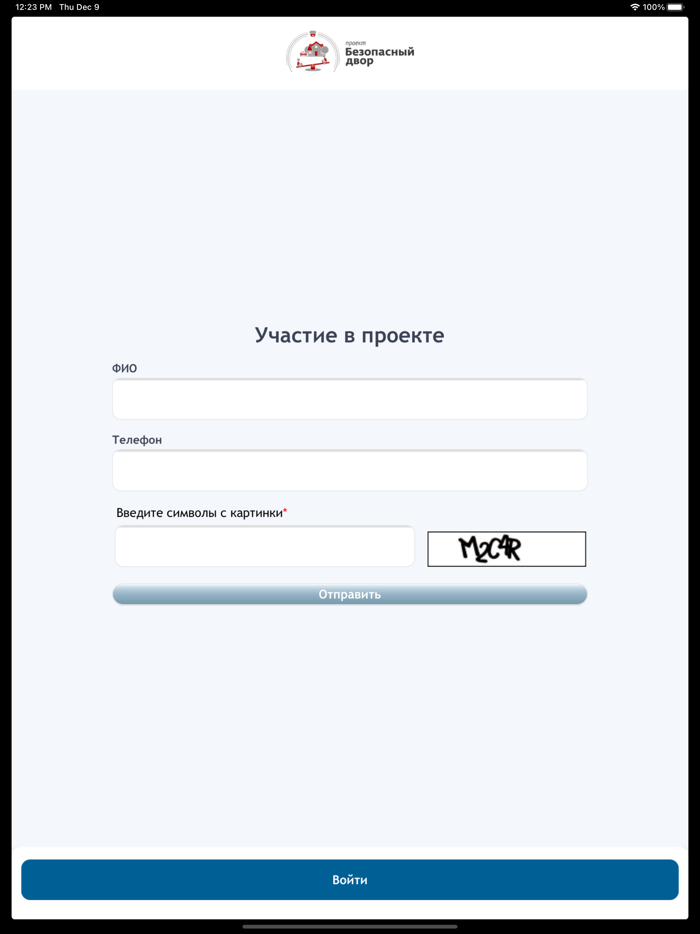 Проект Безопасный двор
