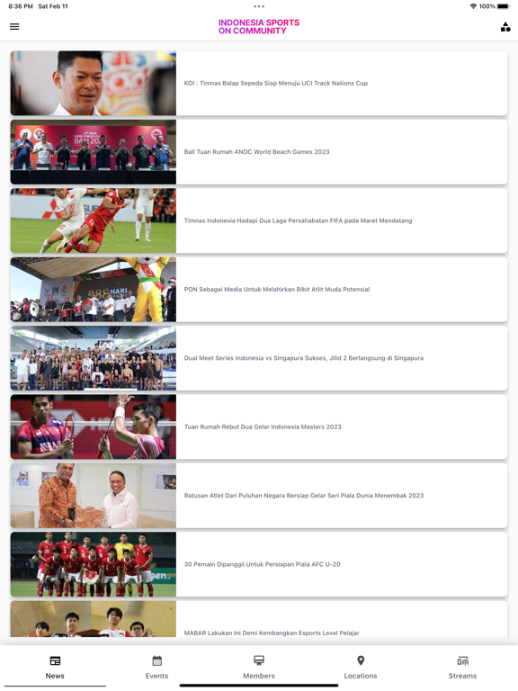 Indonesia Sports On Community screenshot 3