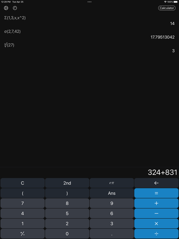 Télécharger Calculator+ with History pour iPhone / iPad sur l'App Store ...
