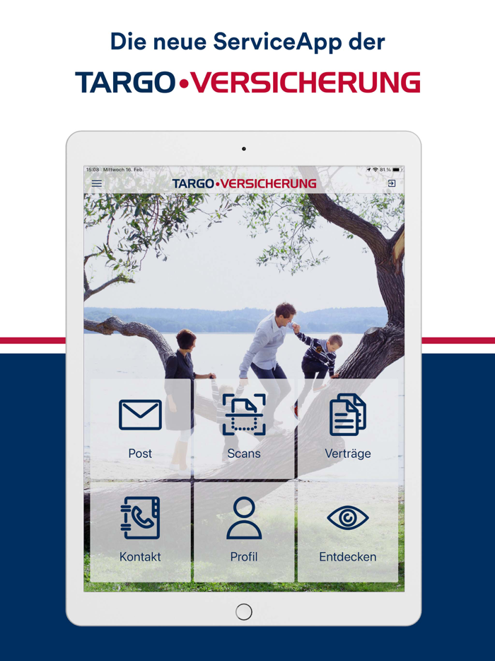 ServiceApp TARGO Versicherung