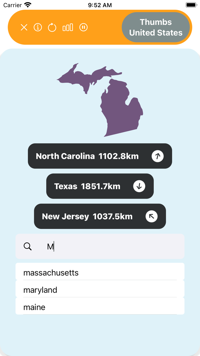 Worldle for guess States map
