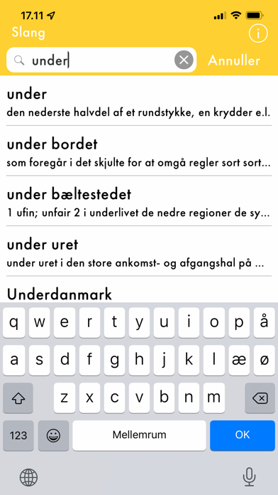 Slangordbogen screenshot 2