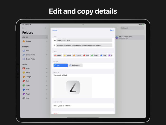 Bookmarks -URL manager