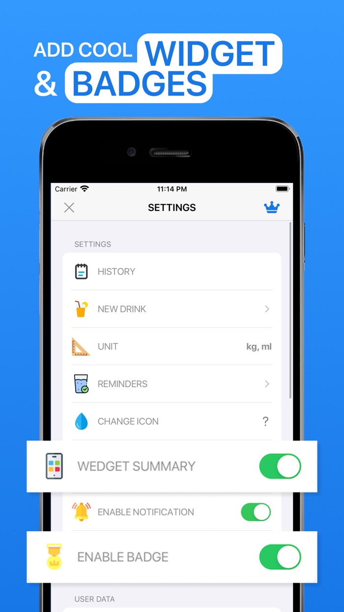 Water Now drink water reminder