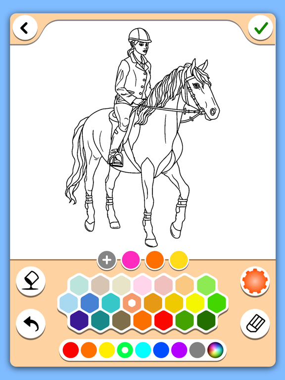 Horse coloring game screenshot 4