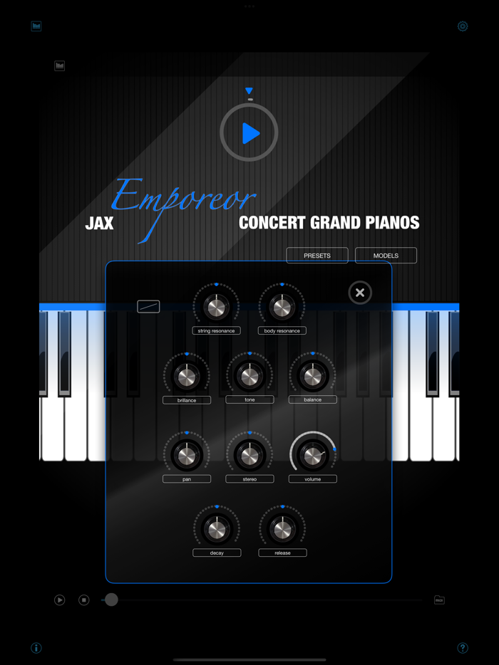 JAX Emporeor Grand Piano
