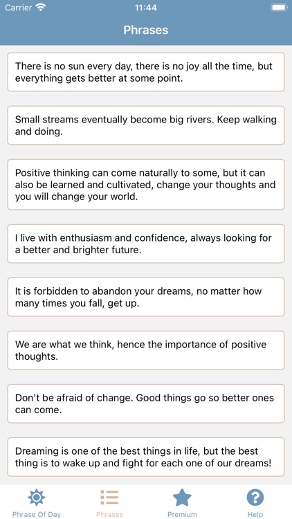 Daily Positive Thoughts