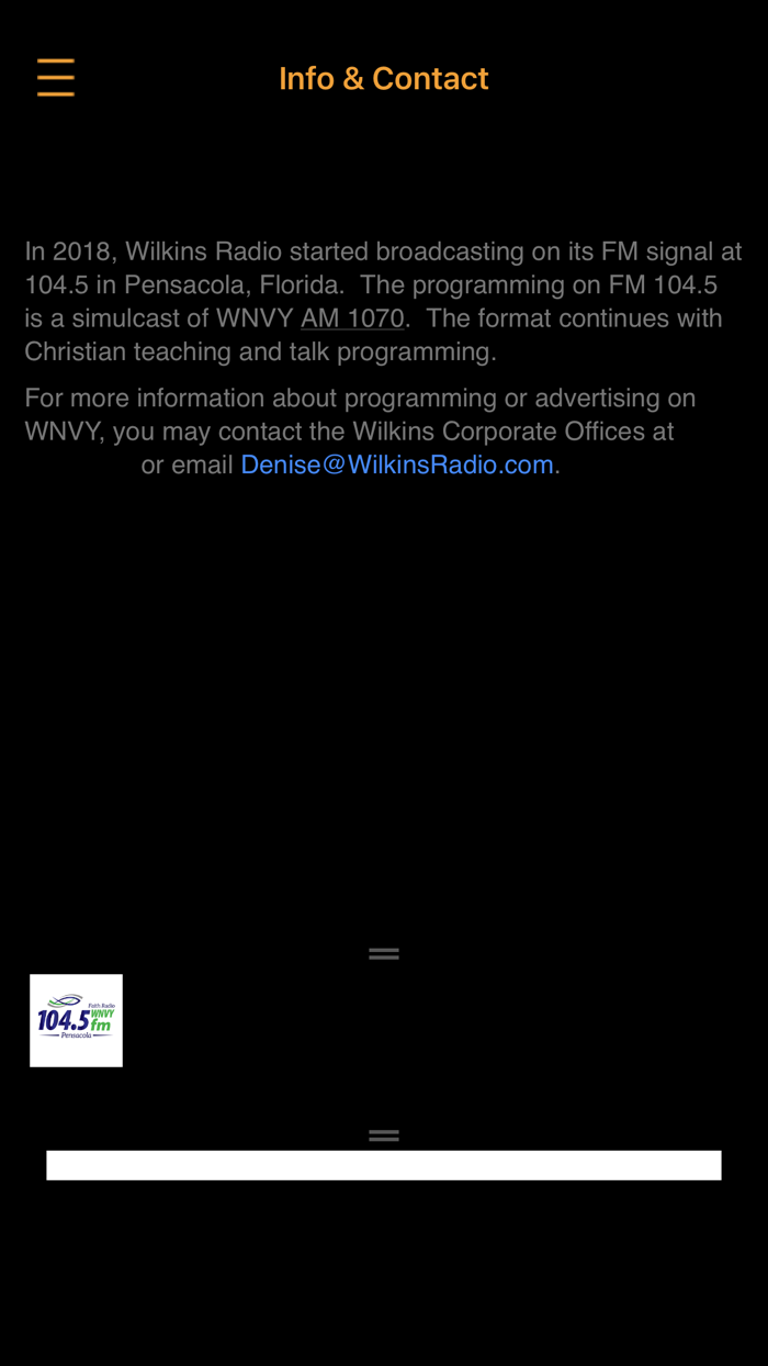 WNVY 104.5 FM Radio