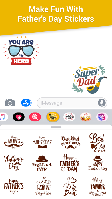 Father's Day Emojis screenshot 4