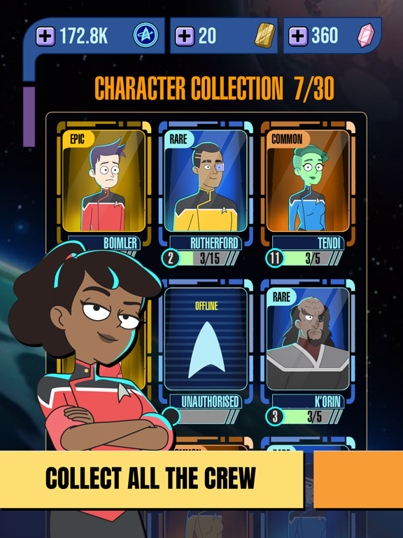 star trek lower decks mobile game guide