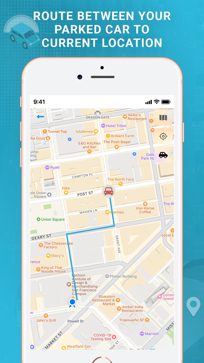 Find Parked Car Location