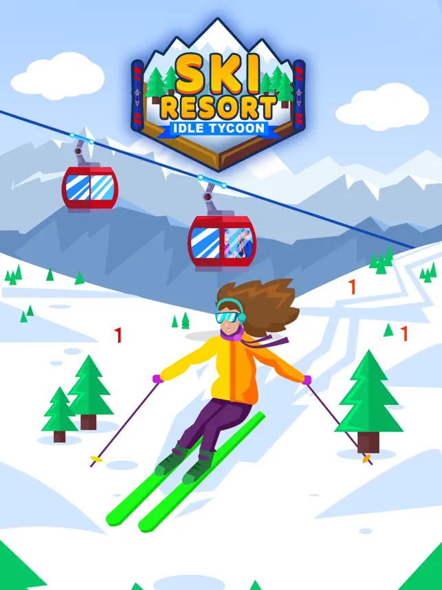 Snímek obrazovky 1 Ski Resort: Idle Snow Tycoon iphone