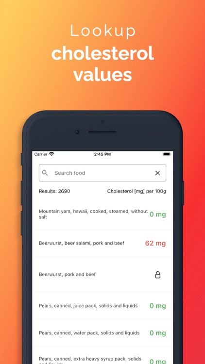 Cholesterol Tracker - low ldl