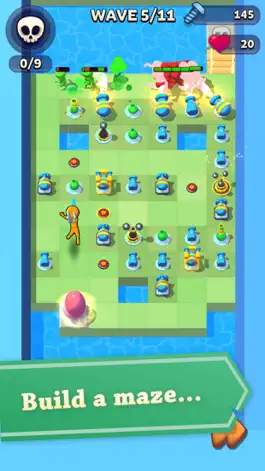 Game screenshot Maze Defense apk