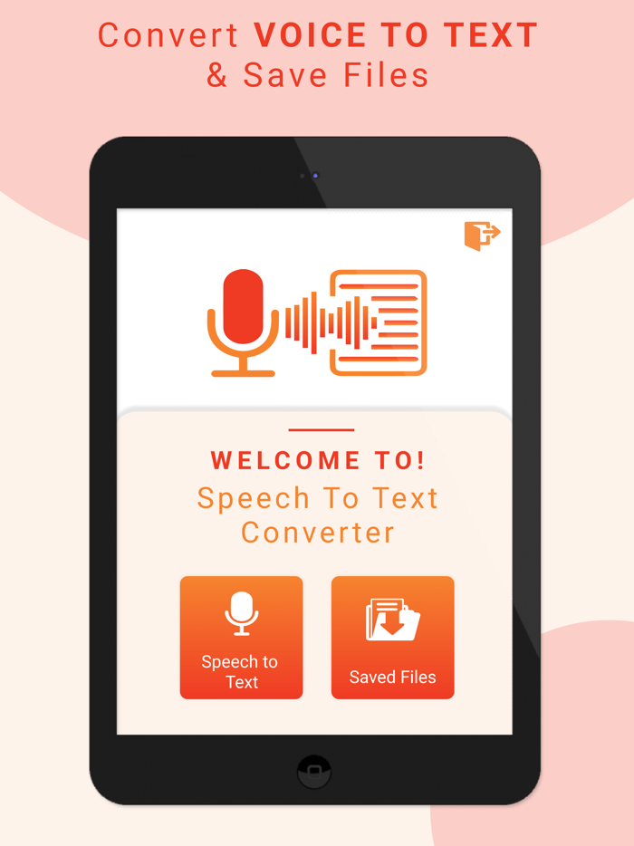 Speech to Text Converter App