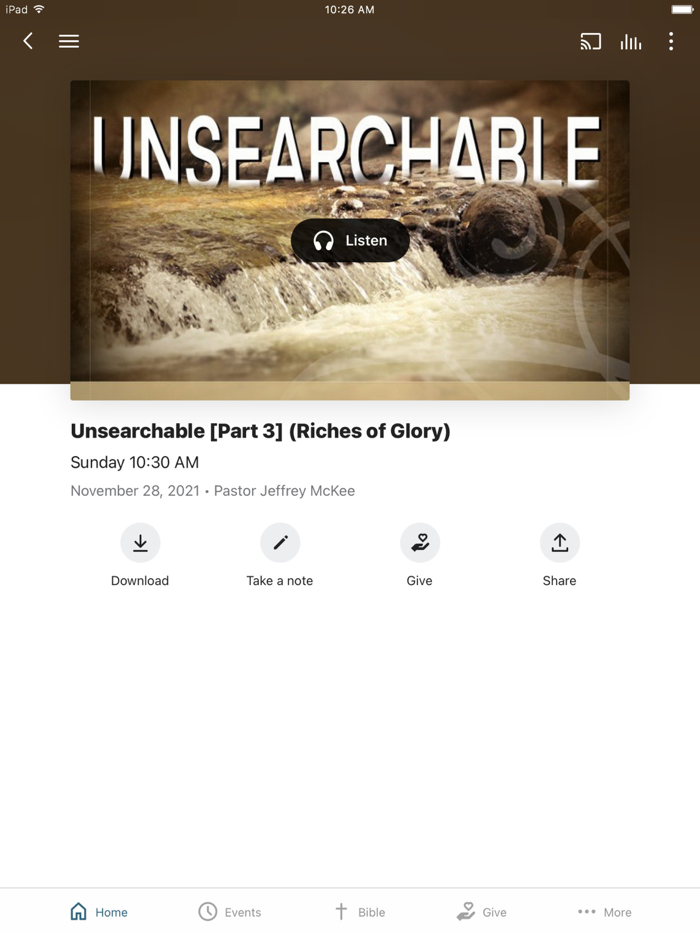 Victory Assembly App