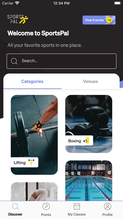 SportsPal: Sport Classes App