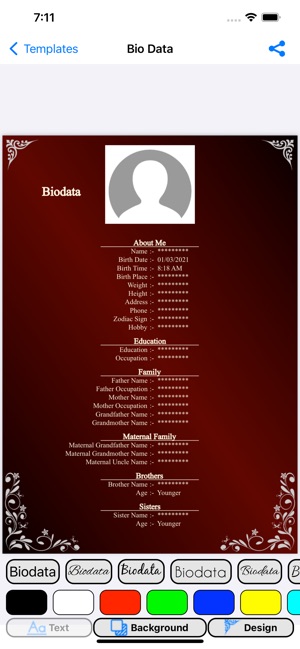 Marriage Biodata Maker on the App Store