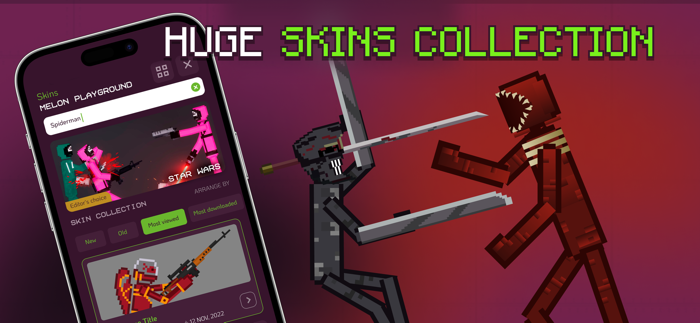 Skins Mod for Melon Playground