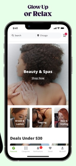 Groupon app screenshot