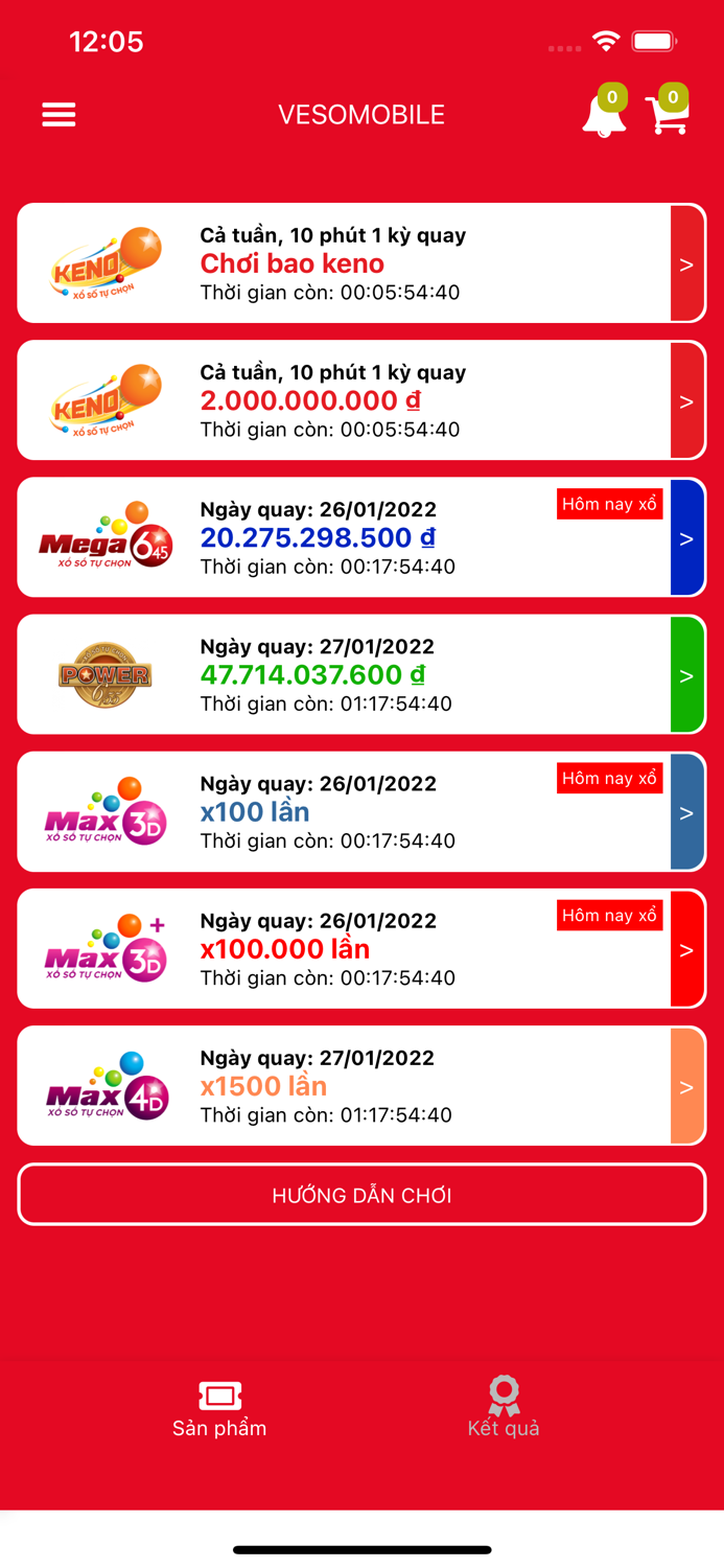 VESOMOBILE-Mua Vietlott Online