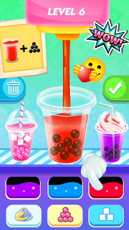 Bubble Tea Match Puzzle screenshot-3