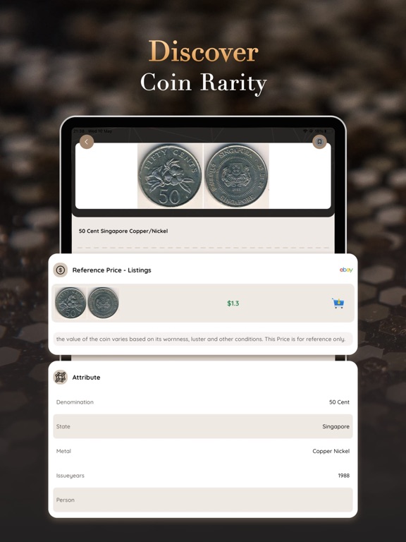 Screenshot #4 pour Coin Scan: identify Value rare