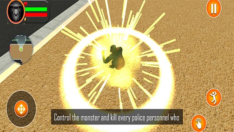 Angry Gorilla Bigfoot Monster para iOS (iPhone/iPad) - Baixar