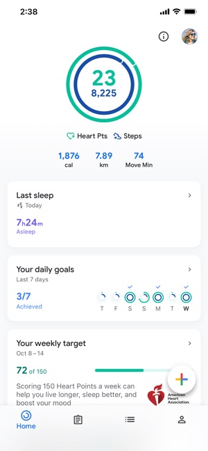 Google Fit: Theo dõi vận động