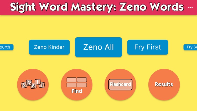 Sight Word Mastery: Zeno Words
