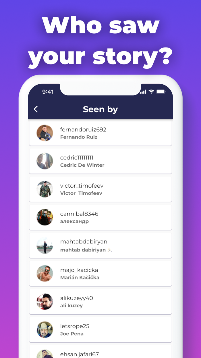 Profile Viewer for IG