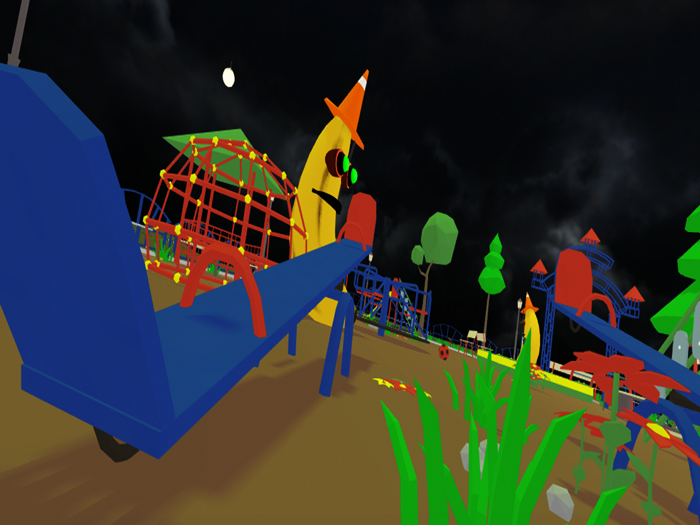 Banana eats bunny in backrooms