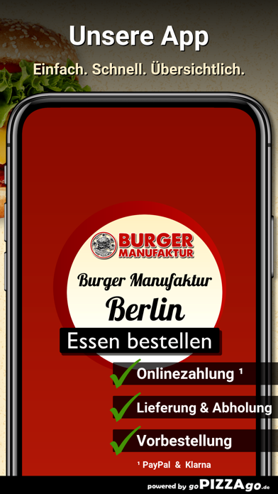 Burger Manufaktur Berlin screenshot 1