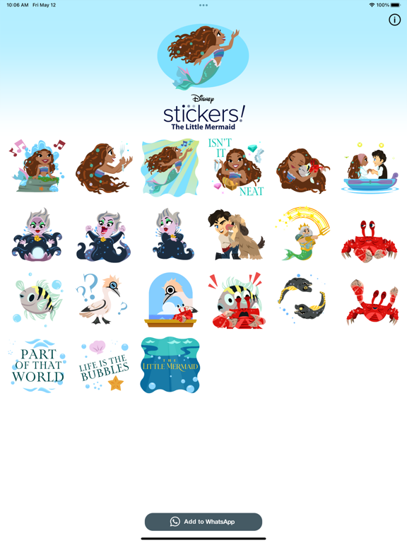 The Little Mermaid Stickers screenshot 5