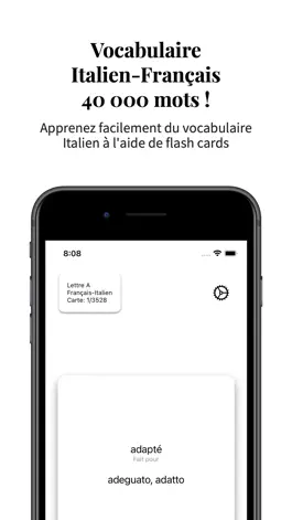Game screenshot Vocabulaire Italien-Français mod apk