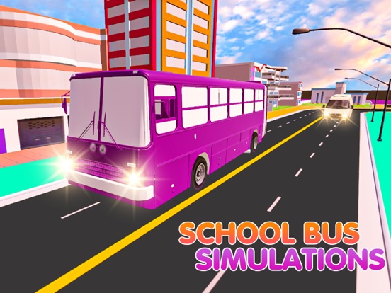 3D City School Bus Simulatorのおすすめ画像1