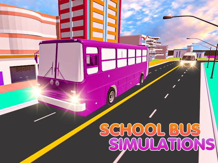 3D City School Bus Simulator