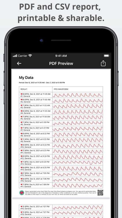 Heart Rate Plus Monitor PRO screenshot-2