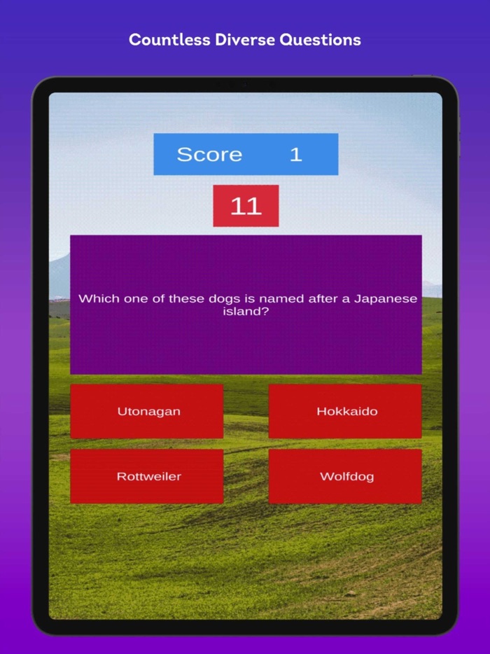 Dog Breeds Trivia Challenge