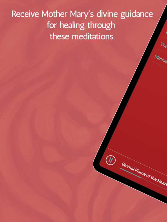 Mother Mary Meditations iPad app afbeelding 2