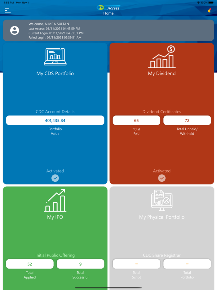 CDC Access Mobile Application