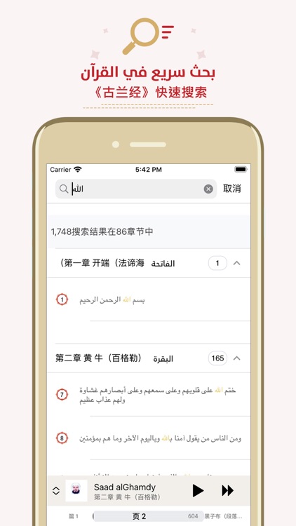 中文版《古兰经》 Chinese Quran screenshot-4