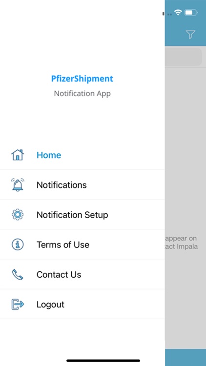 Shipment Notification by Pfizer Inc