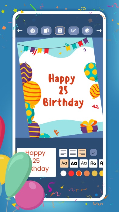 Create birthday greeting cards screenshot 4