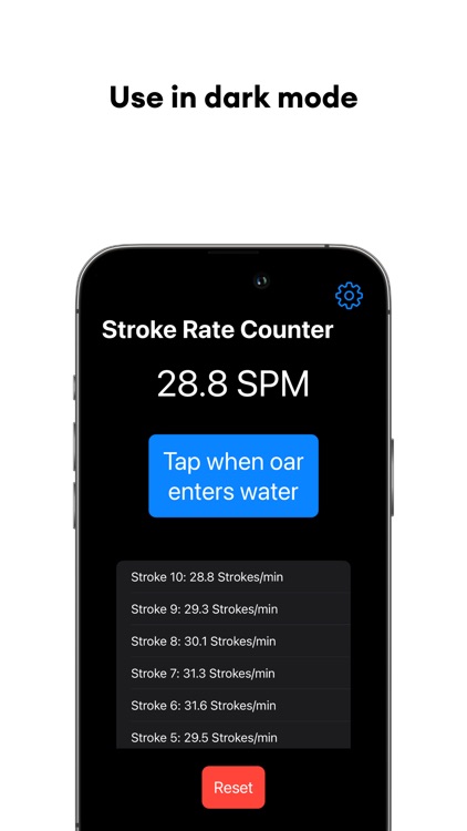 Stroke Rate Counter for Rowing