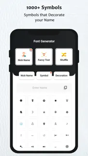 cool fonts: nickname generator iphone screenshot 2
