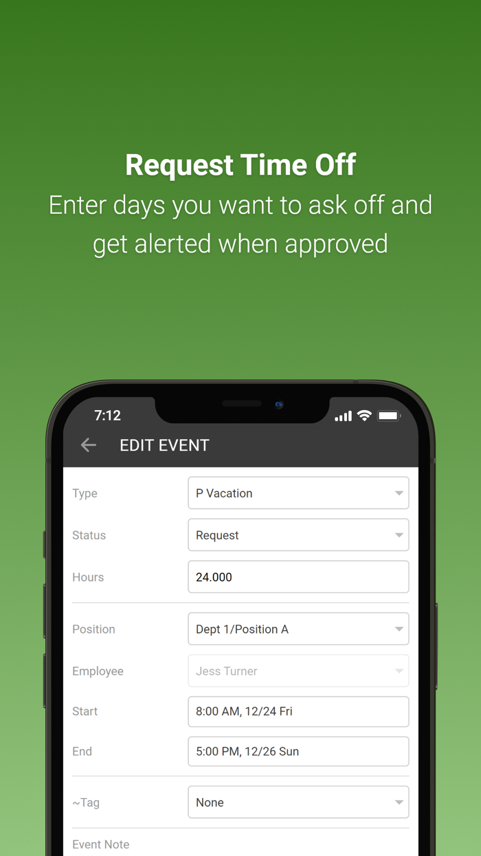 OrbitalShift Time Clock App