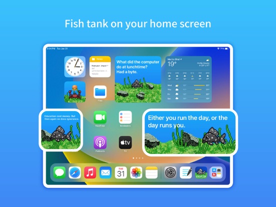 EasyFish摸鱼 - 像素风格鱼缸 screenshot 2