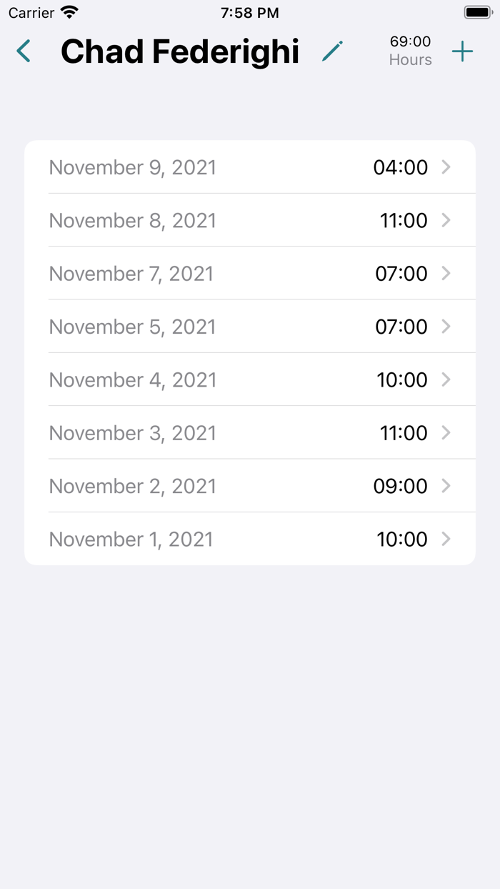 WHOA - Work Hours Overtime App