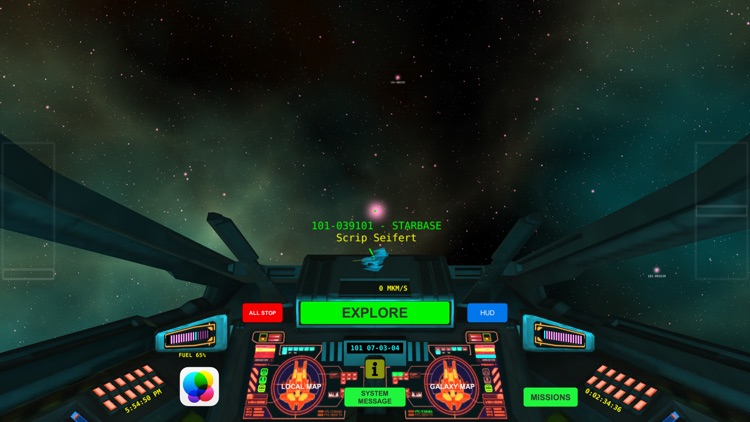 Galaxy Starbase 64 (Space Back)